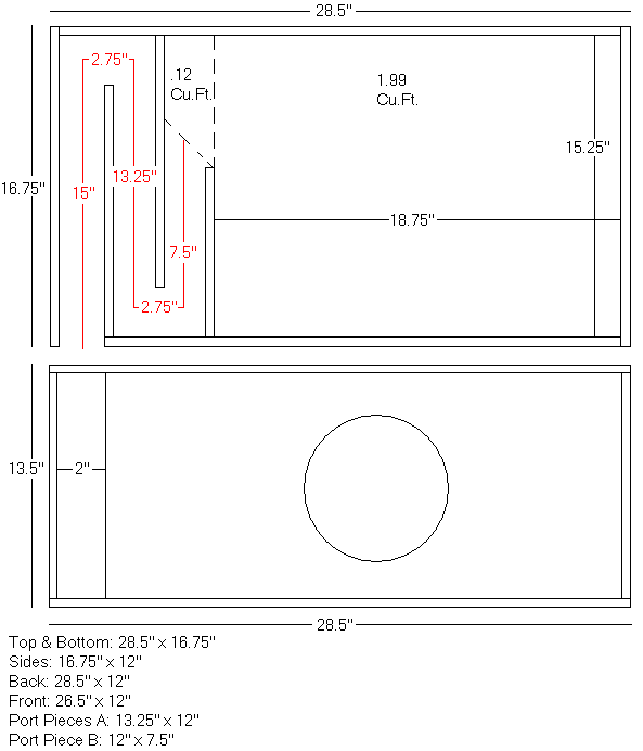 *OFFICIAL* Free Ported Box Plans (56k NO!!) Dodge SRT Forum